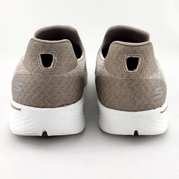 Skechers Performance Go Walk 4 Pursuit Walking Slip On Shoe Heathered Beige Sz 6 - Picture 7 of 16